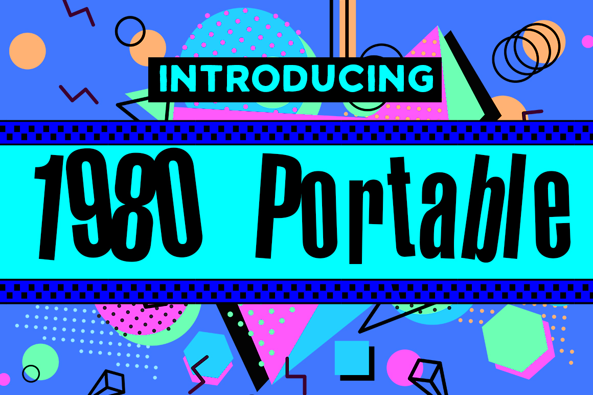 1980 Portable: A Retro Sans Serif Font for Makers and Designers