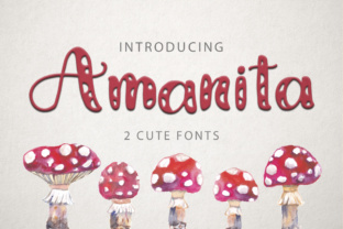 Amanita Font: A Playful Display Typeface for Social Media and Campaign Design