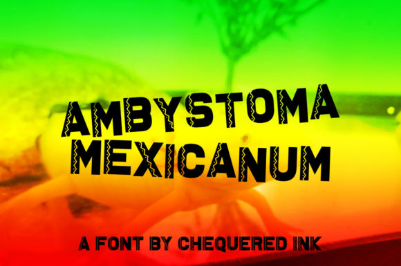 Ambystoma Mexicanum: A Vibrant Typeface for Editorial Celebrations