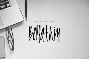 Bellathin: A Stylish Vintage Display Font for Modern Marketing Designs