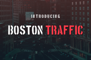 Boston Traffic Font: How a Bold Stencil Typeface Can Elevate Your Small Business Brand