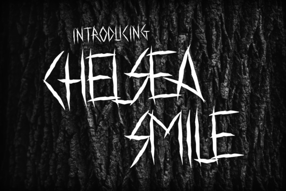 Chelsea Smile: A Scary Font for Bold Handmade Designs