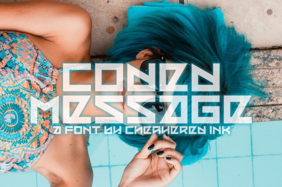 Coded Message: A Futuristic Display Font for Modern Editorial Design
