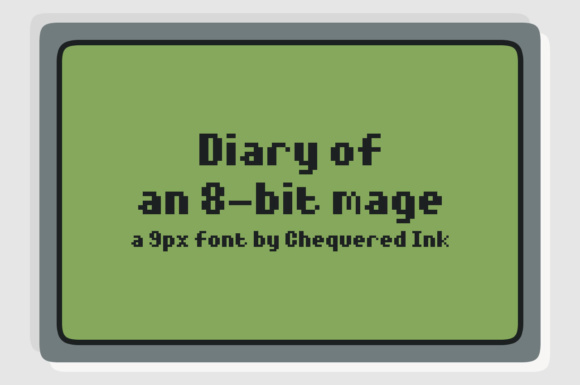 Diary of an 8-bit Mage: A Retro Font for Branding with Character