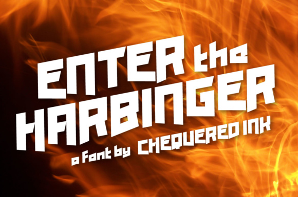 Enter the Harbinger: A Techno Display Font for Scroll-Stopping Digital Campaigns