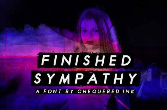 Finished Sympathy: A Bold Display Font for Unique Brand Identities