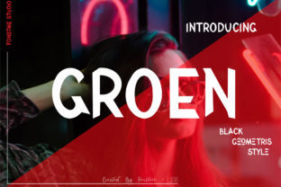 Groen: A Modern Display Font for Bold Brand Campaigns