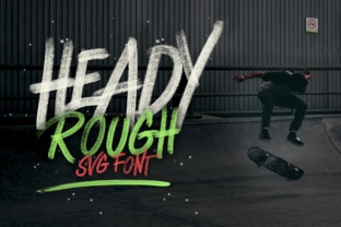 Heady Rough: A Versatile Display Font for Modern Editorial Design