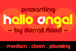 Hello Angel: A Modern Display Font for Editorial Elegance
