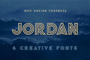 Jordan: A Beautifully Structured Inline Font for Breathtaking Display Campaigns