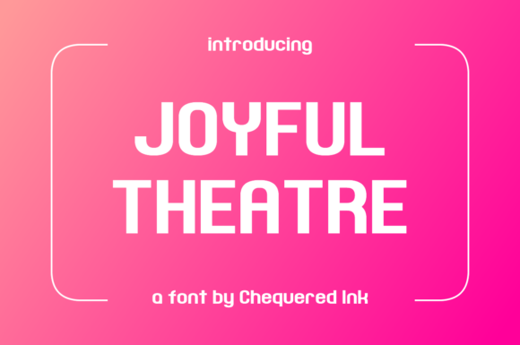 Joyful Theatre: A Retro Sans Serif Font for 1920s-Inspired Campaign Design