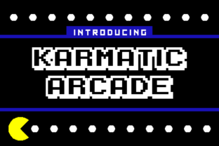 Karmatic Arcade: A Playful 8-Bit Font for Makers and Digital Designers