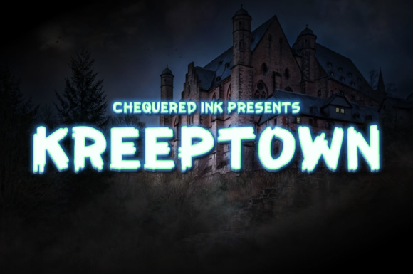 KreepTown: A Playful Spooky Font for Halloween Designs