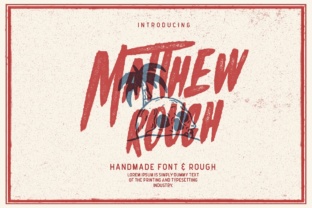 Matthew Rough Font: Bold Display Typography for Business Branding