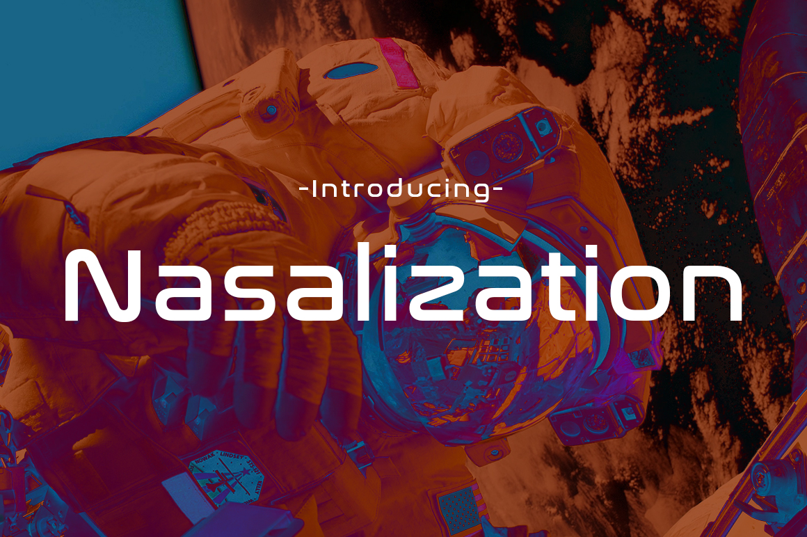 Nasalization: A Space-Aged Display Font for Modern Editorial Design