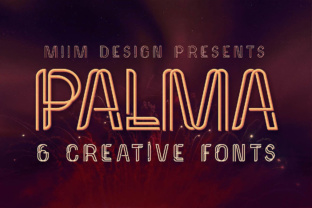 Palma: A Woven Display Font for Handmade Labels, Invitations, and Shop Branding