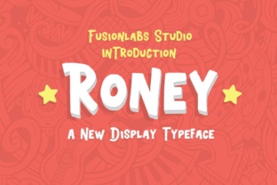 Roney: A Playful Display Font for Dynamic Designs