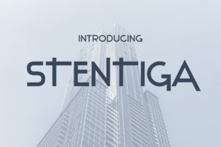 Stentiga: A Sleek Display Font for Modern Brand Campaigns and Digital Graphics