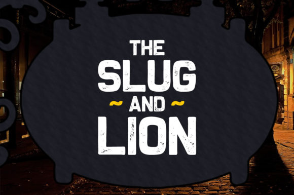 The Slug and Lion: A Rugged Display Font for Handmade Labels and Crafty Designs