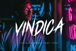 Vindica: A Bold Display Font for Expressive Editorial Design