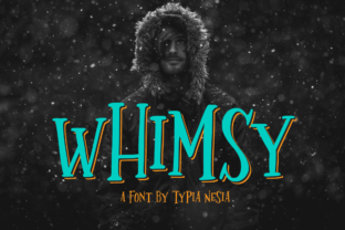 Whimsy Font: Handmade Fantasy Display Typography for Creative Web Design