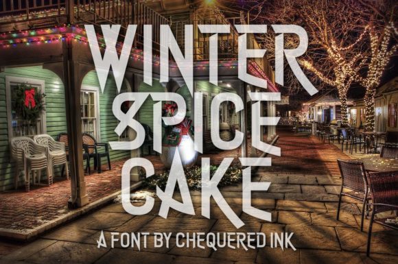 Winter Spice Cake: A Digitized Signature Font for Handmade Branding and Seasonal Crafts